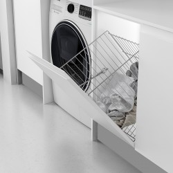 Wasmand chroom vast