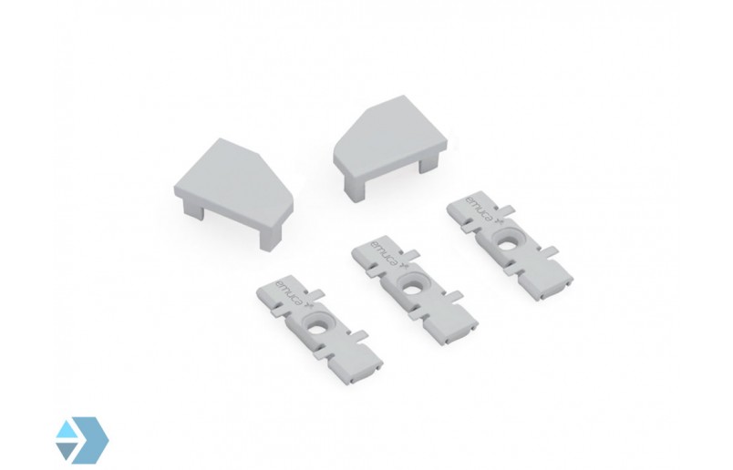 Eindkapjes voor alu. hoek ledstrip profiel - EKHP2010