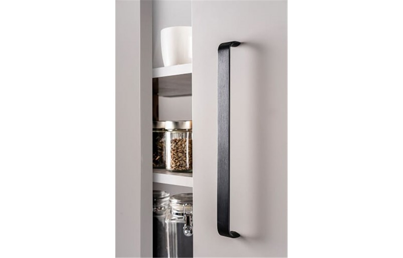 Greep sense zwart geborsteld 327 mm