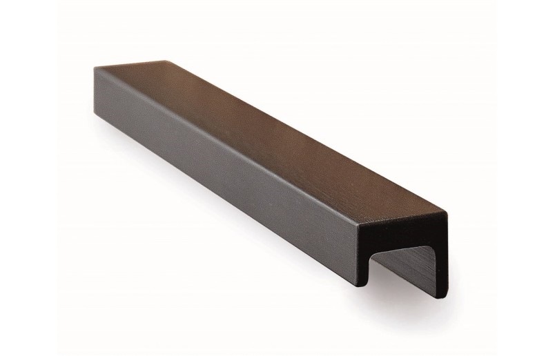 Greep Station zwart aluminium 190 mm