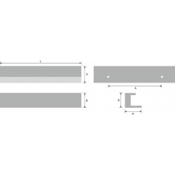 Greep Station zwart aluminium 190 mm