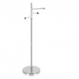 Handdoekrek chroom, rond staand model met 3 draaibare armen.