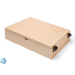 Lade met indeling en deksel t.b.v. uittrekbaar frame