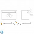 Led verlichte roede met bewegingsmelder (oplaadbaar) - LRO