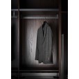 Luxe kledingroede antraciet, lengte 120 - 180 cm