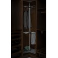 Luxe antraciet kleding rek draaicarrousel voor hoekkasten