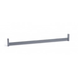 Luxe kledingroede antraciet, lengte 120 - 180 cm