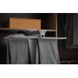 Luxe uittrekbare antraciet pantalonrek met soft-close