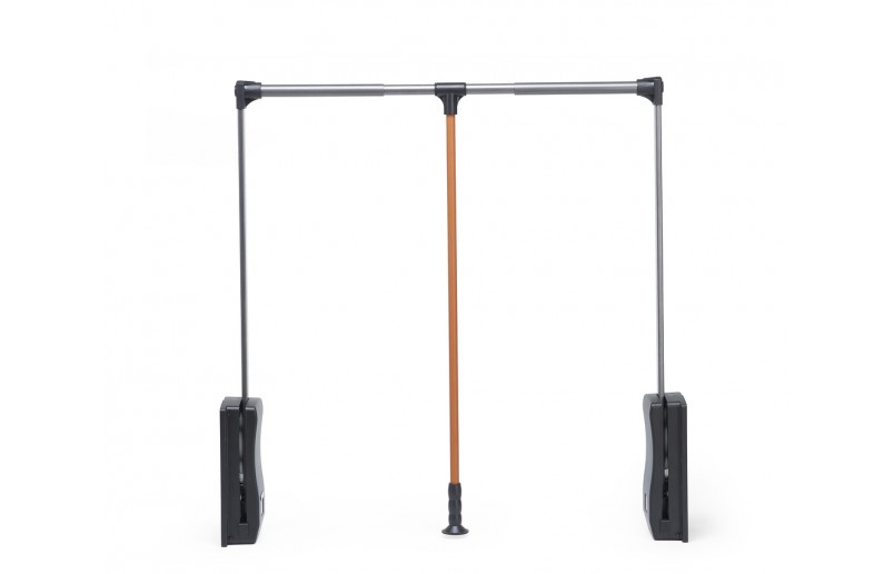 Kledinglift luxe antraciet/oranje draagvermogen 15 kg