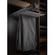 Luxe uittrekbare antraciet pantalonhouder met soft-close