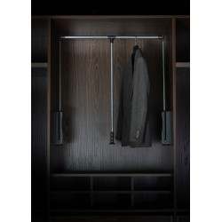 Kledinglift luxe antraciet draagvermogen 15kg