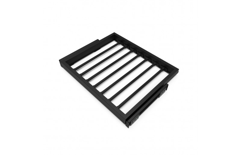 Luxe uittrekbare pantalonhouder zwart, in 3 verstelbare breedtematen