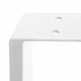 Tafelpoten wit 720 mm hoog, breedte 600 mm, set á 2 stuks