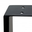 Tafelpoten zwart 720 mm hoog, breedte 800 mm, set á 2 stuks