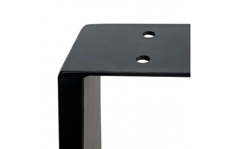 Tafelpoten zwart 720 mm hoog, breedte 800 mm, set á 2 stuks