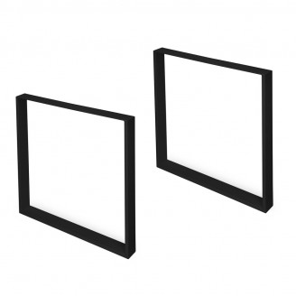 Tafelpoten zwart 720 mm hoog, breedte 800 mm, set á 2 stuks